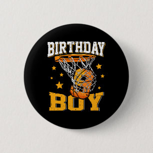 Badge Rond 5 Cm 9e anniversaire Bysketbyll garçon 9 ans Bysketbyll