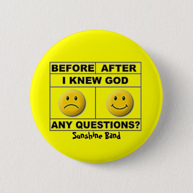 Badge Rond 5 Cm A5018D-md, bande de soleil (Devant)