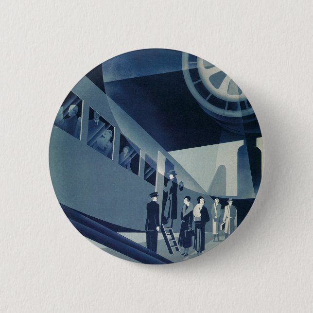 Badge Rond 5 Cm A-B Aerotransport de Med de Flyg (Devant)