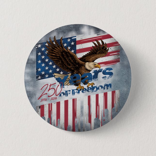 Badge Rond 5 Cm A bold illustration of an American symbol (Devant)