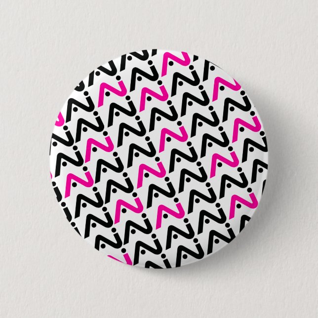 Badge Rond 5 Cm A.i. Gucci boutonnent le blanc (Devant)