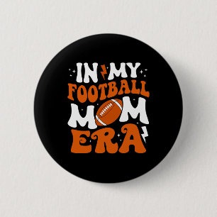 Badge Rond 5 Cm À l'ère de ma mère de football Mignonne Groovy Foo