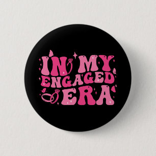 Badge Rond 5 Cm À Mon Ère de Fiançailles Soirée de Bachelorette de