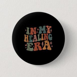 Badge Rond 5 Cm À mon ère de guérison Super de la santé mentale M