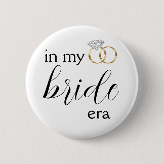 Badge Rond 5 Cm À mon ère de mariée Bling Enterrement de vie de je
