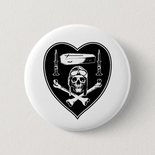 Badge Rond 5 Cm À Nungesser d'hommage (Devant)