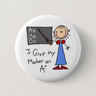 Badge Rond 5 Cm A plus le professeur