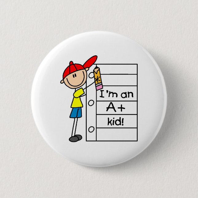 Badge Rond 5 Cm A plus l'enfant (Devant)