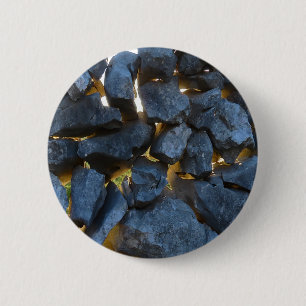 Badge Rond 5 Cm A stone wall built in Croatian style        