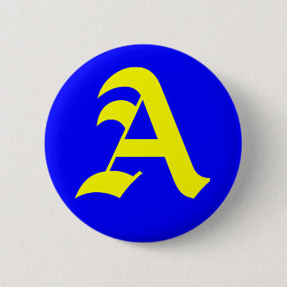 Badge Rond 5 Cm A - vieux anglais