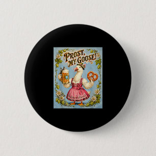 Badge Rond 5 Cm À votre santé mon jars ! drôle de jars en dirndl 