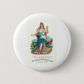 Badge Rond 5 Cm A Werner and Co. Vintage Americana