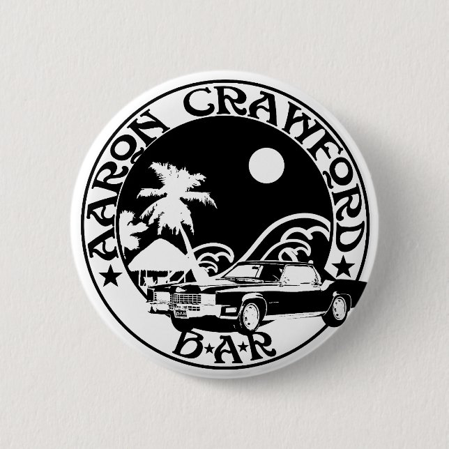 Badge Rond 5 Cm Aaron Crawford B.A.R. Button (Devant)