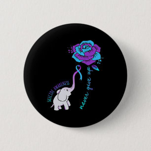 Badge Rond 5 Cm Abandonner un graphique de soutien à la sensibilis