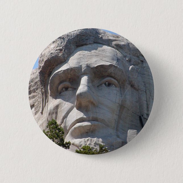 Badge Rond 5 Cm Abe Lincoln (Devant)