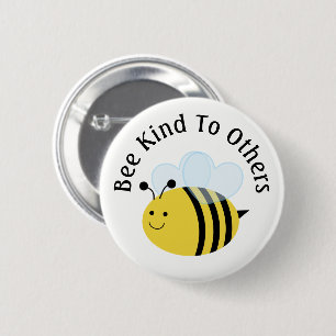 Badge Rond 5 Cm Abee Signe Aux Autres Bumblebebe