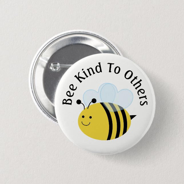 Badge Rond 5 Cm Abee Signe Aux Autres Bumblebebe (Devant & derrière)