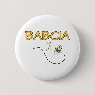 Badge Rond 5 Cm Abeille de Babcia 2