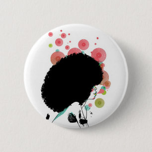 Badge Rond 5 Cm Abeille de bulle