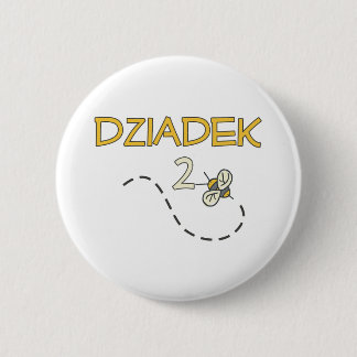 Badge Rond 5 Cm Abeille de Dziadek 2