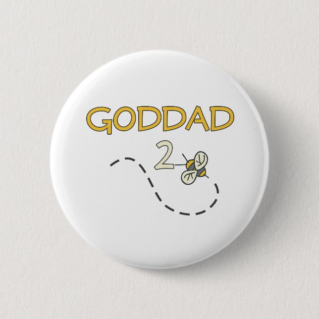 Badge Rond 5 Cm Abeille de Goddad 2 (Devant)