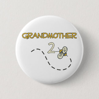 Badge Rond 5 Cm Abeille de la grand-mère 2