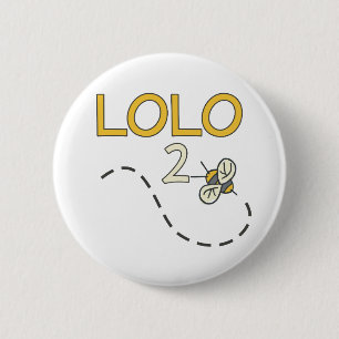Badge Rond 5 Cm Abeille de Lolo 2