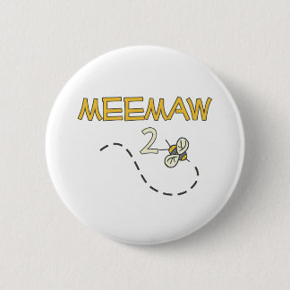 Badge Rond 5 Cm Abeille de Meemaw 2