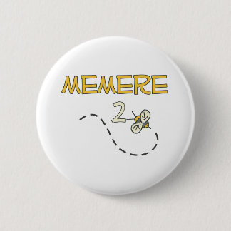 Badge Rond 5 Cm Abeille de Memere 2