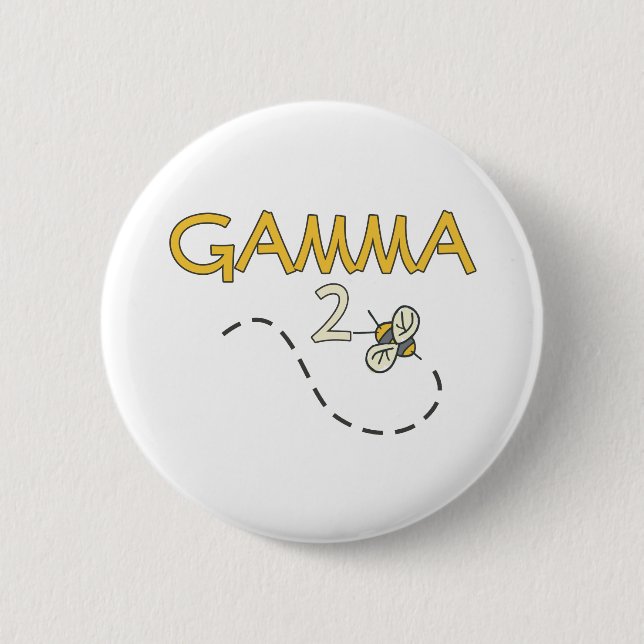 Badge Rond 5 Cm Abeille du gamma 2 (Devant)