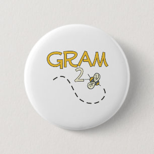 Badge Rond 5 Cm Abeille du gramme 2