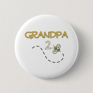 Badge Rond 5 Cm Abeille du grand-papa 2