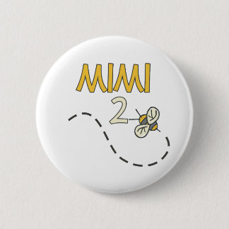Badge Rond 5 Cm Abeille Mimi 2
