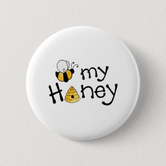 BADGE ROND 5 CM ABEILLE MON MIEL