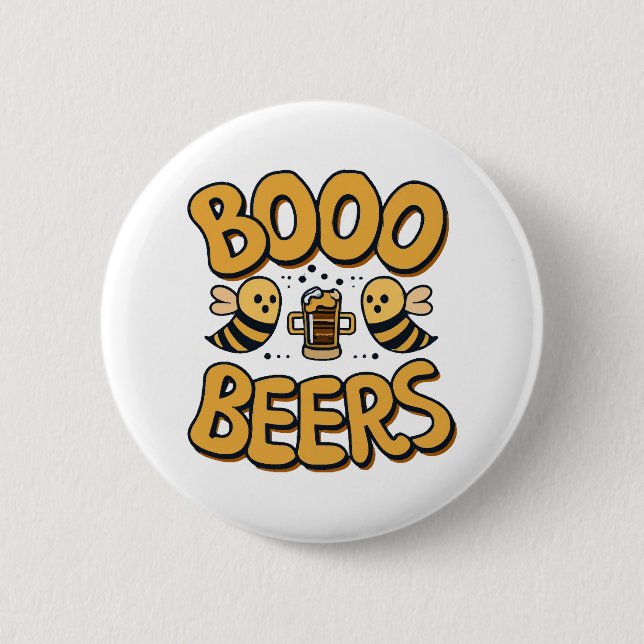 Badge Rond 5 Cm Abeilles fantômes (Devant)