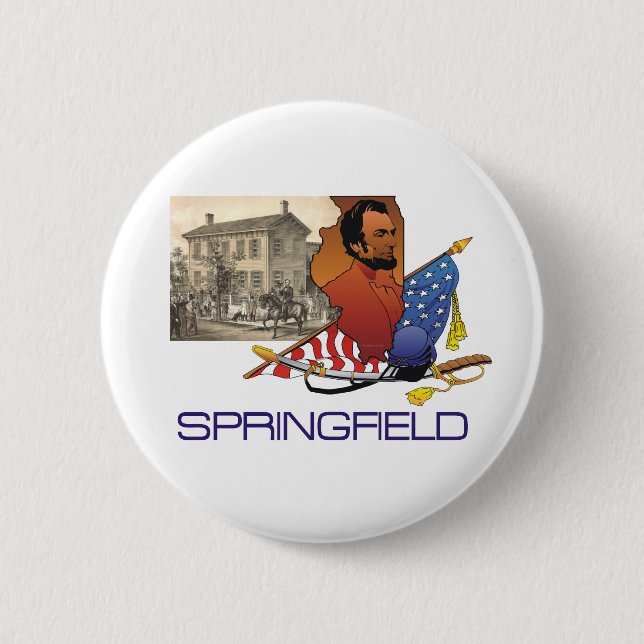Badge Rond 5 Cm ABH Springfield (Devant)