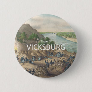 Badge Rond 5 Cm ABH Vicksburg