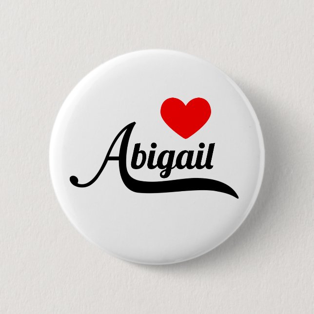 Badge Rond 5 Cm Abigail (Devant)