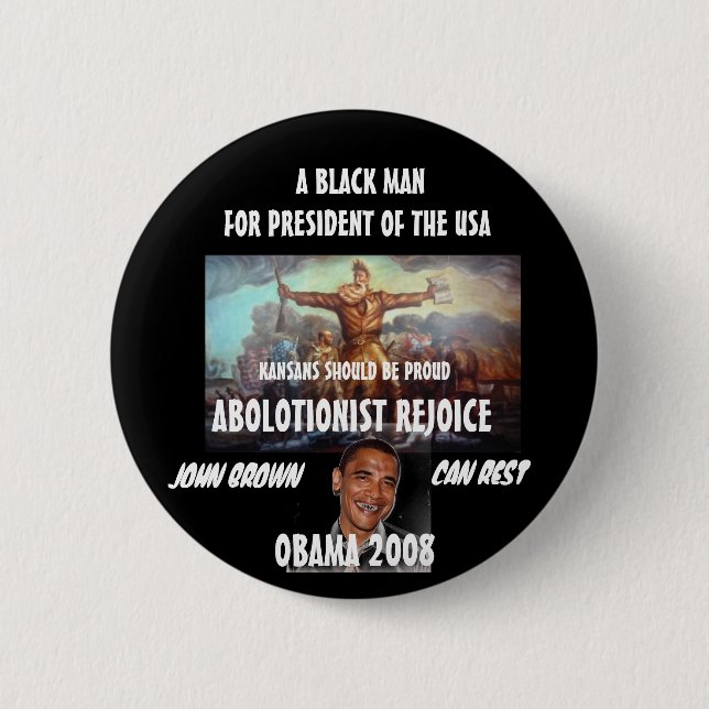 BADGE ROND 5 CM ABOLITIONNISTE - ÉCRIT JUSTE (Devant)