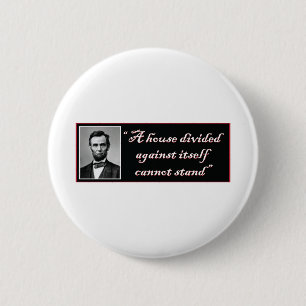 Badge Rond 5 Cm Abraham Lincoln