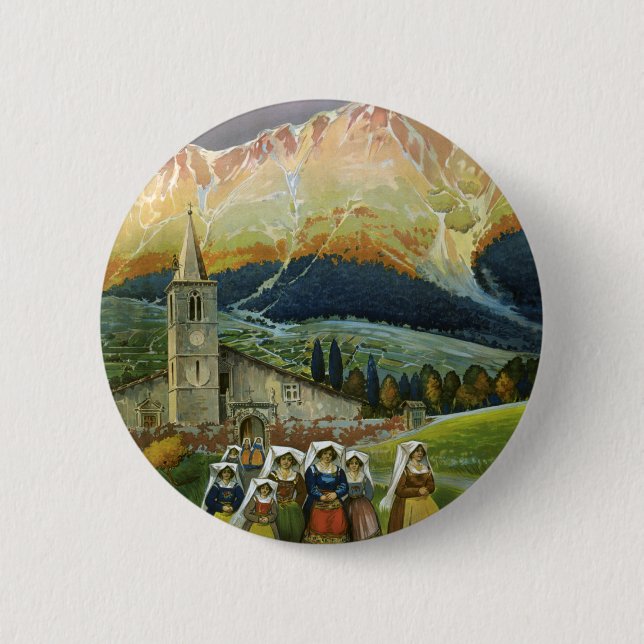 Badge Rond 5 Cm Abruzzes (Devant)