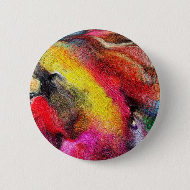 Badge Rond 5 Cm Abstrait (Devant)