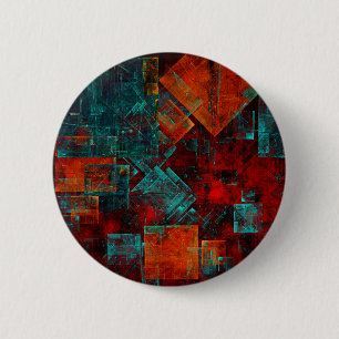 Badge Rond 5 Cm Abstrait Cool coloré moderne Motif artistique