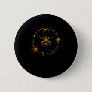 Badge Rond 5 Cm Academia Cottagecore Esthétique Goblincore Abeille