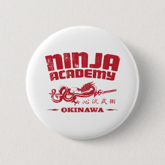 Badge Rond 5 Cm Académie de Ninja Okinawa Tua Bill