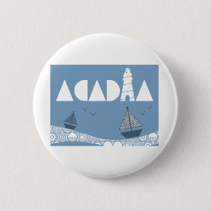 Badge Rond 5 Cm Acadie