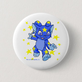Badge Rond 5 Cm Acara étoilé Excited avec l'éclat d'étoile