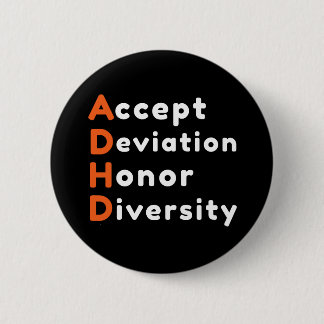 Badge Rond 5 Cm Accepter l'écart Diversité Honneur Sensibilisation