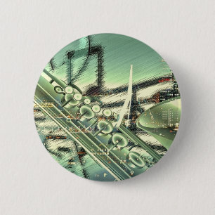 Badge Rond 5 Cm Accessoires design de musique saxophone - personna