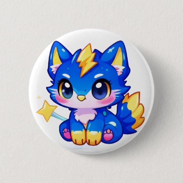 Badge Rond 5 Cm Accessoires Pulspunkys Kawaii  (Devant)